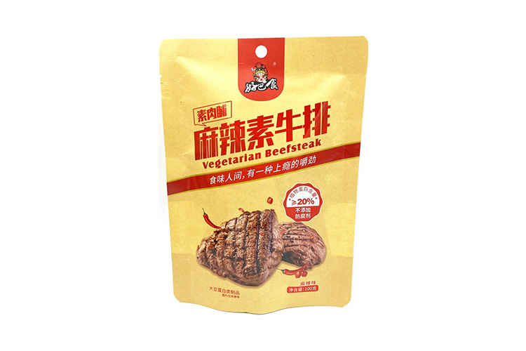 好巴食麻辣味素牛排 100G